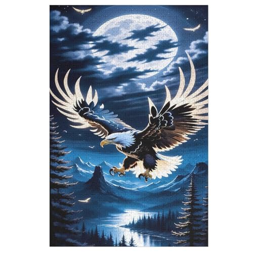 Puzzle Für Kinder, Adler -Puzzles Für Erwachsene, 1000-teiliges Holzpuzzle Für Jugendliche, Tolles 78×53cm Puzzle Für Kinder, Adler -Puzzles Für Erwachsene, 1000-teiliges Holzpuzzle Für Jugendliche, Tolles 78×53cm von LTTTT