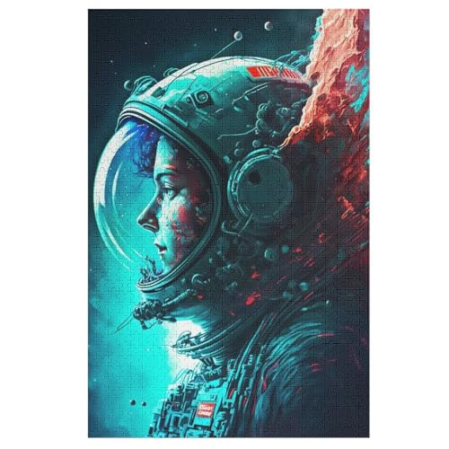 Puzzles Astronaut, 1000 Teile, Puzzle Aus Holz Für Erwachsene Und Kinder Ab 12 Jahren, Lernspielzeug 78×53cm Puzzles Astronaut, 1000 Teile, Puzzle Aus Holz Für Erwachsene Und Kinder Ab 12 Jahren, Lernspielzeug 78×53cm von LTTTT