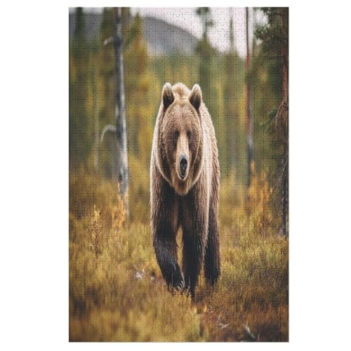 Puzzles Bär, 1000 Teile, Puzzle Aus Holz Für Erwachsene Und Kinder Ab 12 Jahren, Lernspielzeug 78×53cm Puzzles Bär, 1000 Teile, Puzzle Aus Holz Für Erwachsene Und Kinder Ab 12 Jahren, Lernspielzeug 78×53cm von LTTTT