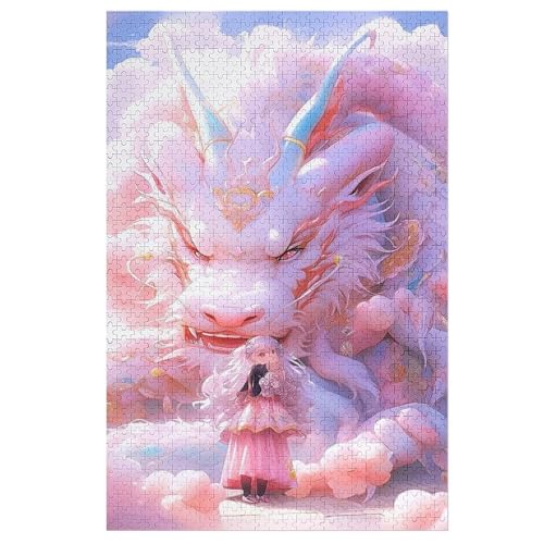 Puzzles Cute Drachen, 1000-teiliges Holzpuzzle Für Erwachsene Und Kinder Ab 12 Jahren. Tolles Geschenk Für Erwachsene 78×53cm Puzzles Cute Drachen, 1000-teiliges Holzpuzzle Für Erwachsene Und Kinder Ab 12 Jahren. Tolles Geschenk Für Erwachsene 78×53cm von LTTTT