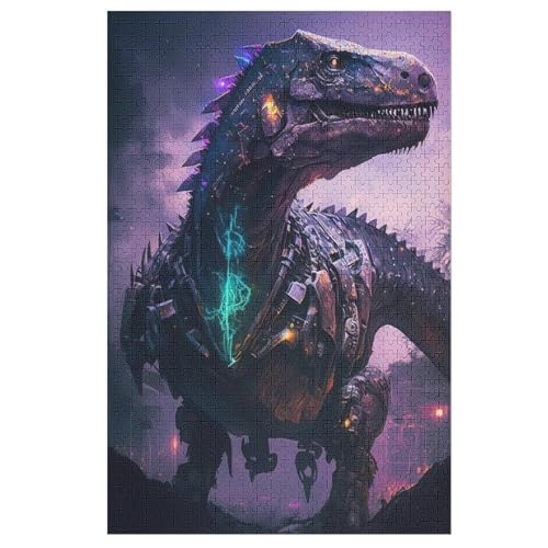 Puzzles Dinosaurier, 1000 Teile, Puzzle Aus Holz Für Erwachsene Und Kinder Ab 12 Jahren, Lernspielzeug 78×53cm Puzzles Dinosaurier, 1000 Teile, Puzzle Aus Holz Für Erwachsene Und Kinder Ab 12 Jahren, Lernspielzeug 78×53cm von LTTTT
