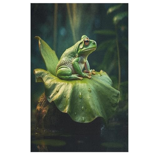 Puzzles Frosch, 1000 Teile, Puzzle Aus Holz Für Erwachsene Und Kinder Ab 12 Jahren, Lernspielzeug 78×53cm Puzzles Frosch, 1000 Teile, Puzzle Aus Holz Für Erwachsene Und Kinder Ab 12 Jahren, Lernspielzeug 78×53cm von LTTTT
