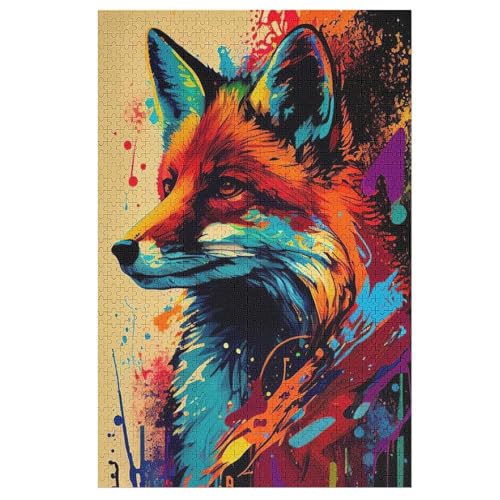 Puzzles Für Erwachsene, 1000 Teile, Fuchs, Kreative Holzpuzzles, Praktisches Spiel, Familiendekoration 78×53cm Puzzles Für Erwachsene, 1000 Teile, Fuchs, Kreative Holzpuzzles, Praktisches Spiel, Familiendekoration 78×53cm von LTTTT