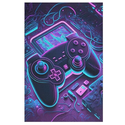 Puzzles Für Erwachsene, 1000 Teile, Gamepad, Kreative Holzpuzzles, Praktisches Spiel, Familiendekoration 78×53cm Puzzles Für Erwachsene, 1000 Teile, Gamepad, Kreative Holzpuzzles, Praktisches Spiel, Familiendekoration 78×53cm von LTTTT