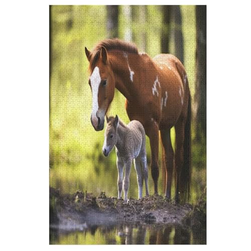 Puzzles Für Erwachsene, 1000 Teile, Horse, Kreative Holzpuzzles, Praktisches Spiel, Familiendekoration 78×53cm Puzzles Für Erwachsene, 1000 Teile, Horse, Kreative Holzpuzzles, Praktisches Spiel, Familiendekoration 78×53cm von LTTTT