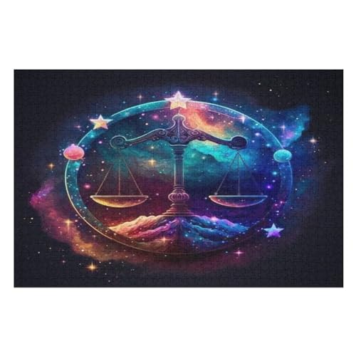 Puzzles Für Erwachsene, 1000 Teile, Jungfrau, Kreative Holzpuzzles, Praktisches Spiel, Familiendekoration （75×50cm） von LTTTT