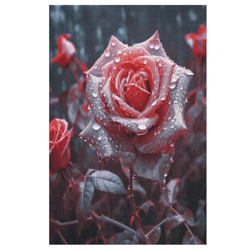 Puzzles Für Erwachsene, 1000 Teile, Rose, Kreative Holzpuzzles, Praktisches Spiel, Familiendekoration 78×53cm Puzzles Für Erwachsene, 1000 Teile, Rose, Kreative Holzpuzzles, Praktisches Spiel, Familiendekoration 78×53cm von LTTTT