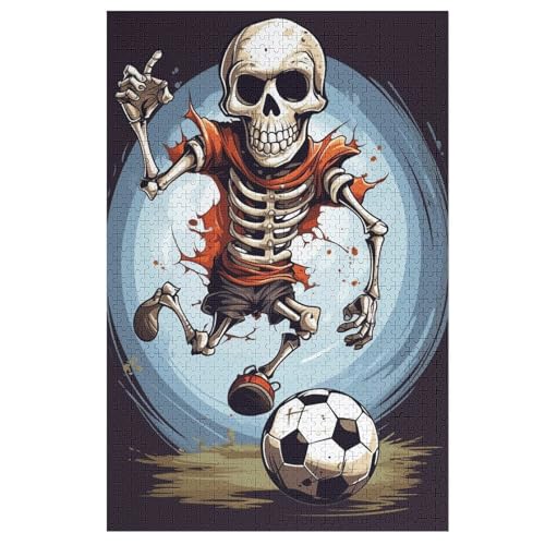 Puzzles Für Erwachsene, Fußball Puzzle, 1000 Teile, Kreatives, Geistiges Spielzeug, Kinder, Montagespiele 78×53cm von LTTTT