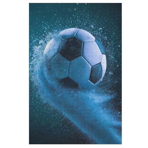 Puzzles Für Erwachsene, Fußballsport Puzzle, 1000 Teile, Kreatives, Geistiges Spielzeug, Kinder, Montagespiele 78×53cm von LTTTT