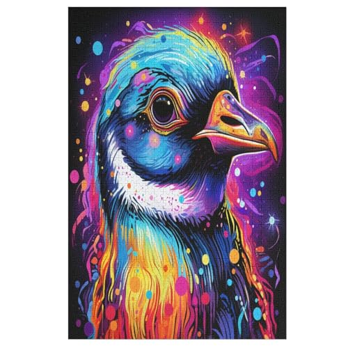 Puzzles Für Erwachsene, Pinguine Puzzle, 1000 Teile, Kreatives, Geistiges Spielzeug, Kinder, Montagespiele 78×53cm von LTTTT