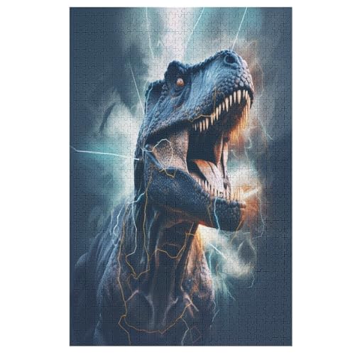 Puzzles Für Erwachsene Dinosaurier,1000-teilige Puzzle Für Kinder Ab 12 Jahren, Holzpuzzles Für Die Heimdekoration, 78×53cm Puzzles Für Erwachsene Dinosaurier,1000-teilige Puzzle Für Kinder Ab 12 Jahren, Holzpuzzles Für Die Heimdekoration, 78×53cm von LTTTT