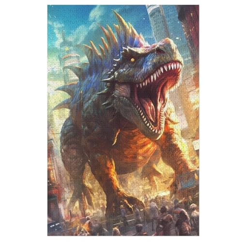 Puzzles Für Erwachsene Dinosaurier,1000-teilige Puzzle Für Kinder Ab 12 Jahren, Holzpuzzles Für Die Heimdekoration, 78×53cm Puzzles Für Erwachsene Dinosaurier,1000-teilige Puzzle Für Kinder Ab 12 Jahren, Holzpuzzles Für Die Heimdekoration, 78×53cm von LTTTT