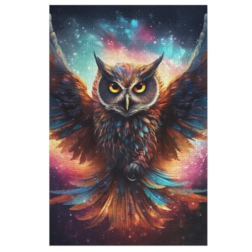Puzzles Für Erwachsene Eule,1000-teilige Puzzle Für Kinder Ab 12 Jahren, Holzpuzzles Für Die Heimdekoration, 78×53cm Puzzles Für Erwachsene Eule,1000-teilige Puzzle Für Kinder Ab 12 Jahren, Holzpuzzles Für Die Heimdekoration, 78×53cm von LTTTT