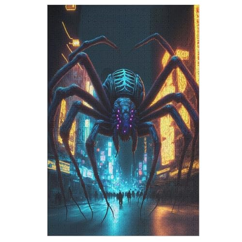 Puzzles Für Erwachsene Giant Spinne,1000-teilige Puzzle Für Erwachsene Und Kinder Ab 12 Jahren, Holzpuzzles Für Die Heimdekoration, 78×53cm Puzzles Für Erwachsene Giant Spinne,1000-teilige Puzzle Für Erwachsene Und Kinder Ab 12 Jahren, Holzpuzzles Für Die Heimdekoration, 78×53cm von LTTTT