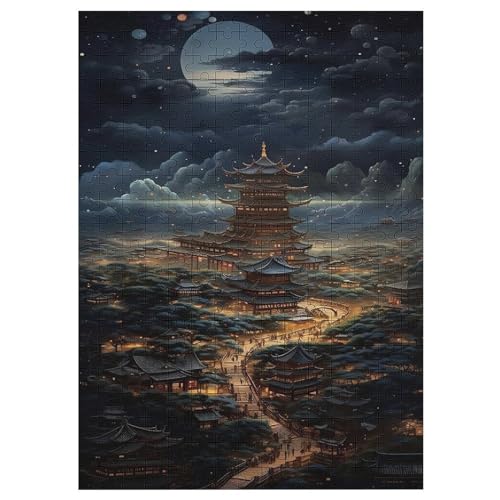 Puzzles Für Erwachsene Japan Style,300-teilige Puzzle Für Erwachsene Und Kinder Ab 12 Jahren, Holzpuzzles Für Die Heimdekoration, 42×30cm von LTTTT