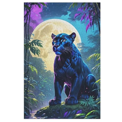Puzzles Für Erwachsene Leopard,1000-teilige Puzzle Für Kinder Ab 12 Jahren, Holzpuzzles Für Die Heimdekoration, 78×53cm Puzzles Für Erwachsene Leopard,1000-teilige Puzzle Für Kinder Ab 12 Jahren, Holzpuzzles Für Die Heimdekoration, 78×53cm von LTTTT