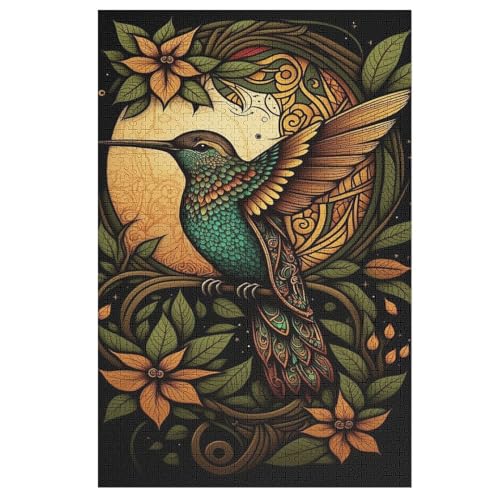 Puzzles Für Erwachsene Und Kinder, HummingVogel -Puzzle, 1000 Teile, Kreative Holzpuzzles, Geschenke 78×53cm Puzzles Für Erwachsene Und Kinder, HummingVogel -Puzzle, 1000 Teile, Kreative Holzpuzzles, Geschenke 78×53cm von LTTTT