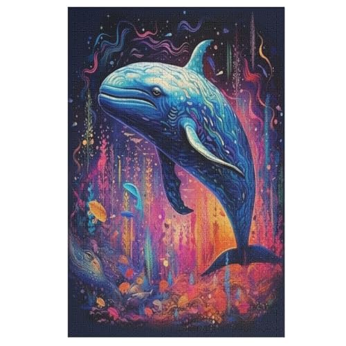 Puzzles Für Erwachsene Wal,1000-teilige Puzzle Für Kinder Ab 12 Jahren, Holzpuzzles Für Die Heimdekoration, 78×53cm Puzzles Für Erwachsene Wal,1000-teilige Puzzle Für Kinder Ab 12 Jahren, Holzpuzzles Für Die Heimdekoration, 78×53cm von LTTTT