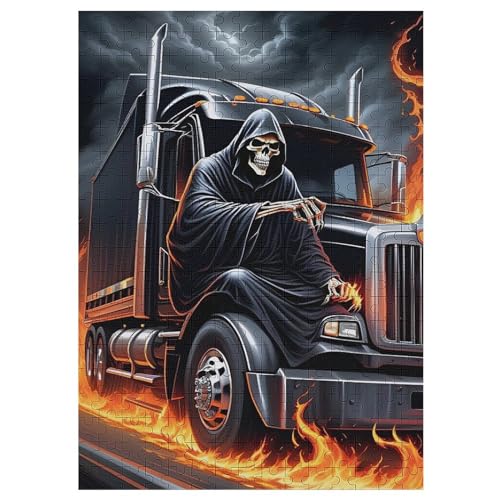 Puzzles Für Erwachsene: LKW, 300-teiliges Holzpuzzle Für Erwachsene Und Kinder Ab 12 Jahren. Tolles Geschenk Für Erwachsene 42×30cm Puzzles Für Erwachsene: LKW, 300-teiliges Holzpuzzle Für Erwachsene Und Kinder Ab 12 Jahren. Tolles Geschenk Für Erwachsene 42×30cm von LTTTT