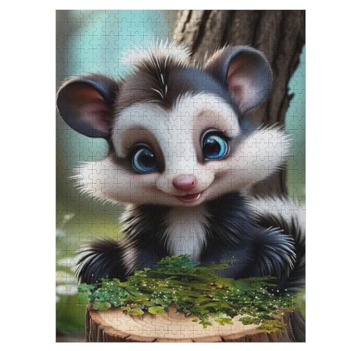 Puzzles Für Erwachsene: Stinktier, 500-teiliges Holzpuzzle Für Erwachsene Und Kinder Ab 12 Jahren. Tolles Geschenk Für Erwachsene 55×41cm Puzzles Für Erwachsene: Stinktier, 500-teiliges Holzpuzzle Für Erwachsene Und Kinder Ab 12 Jahren. Tolles Geschenk Für Erwachsene 55×41cm von LTTTT