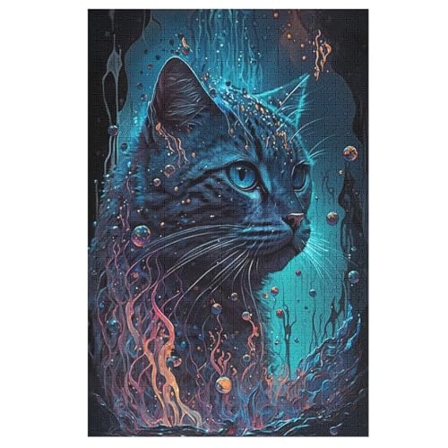 Puzzles Katze, 1000 Teile, Puzzle Aus Holz Für Erwachsene Und Kinder Ab 12 Jahren, Lernspielzeug 78×53cm Puzzles Katze, 1000 Teile, Puzzle Aus Holz Für Erwachsene Und Kinder Ab 12 Jahren, Lernspielzeug 78×53cm von LTTTT