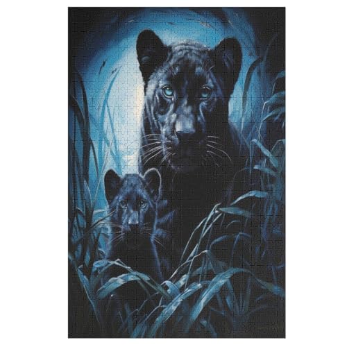 Puzzles Leopard, 1000 Teile, Puzzle Aus Holz Für Erwachsene Und Kinder Ab 12 Jahren, Lernspielzeug 78×53cm Puzzles Leopard, 1000 Teile, Puzzle Aus Holz Für Erwachsene Und Kinder Ab 12 Jahren, Lernspielzeug 78×53cm von LTTTT