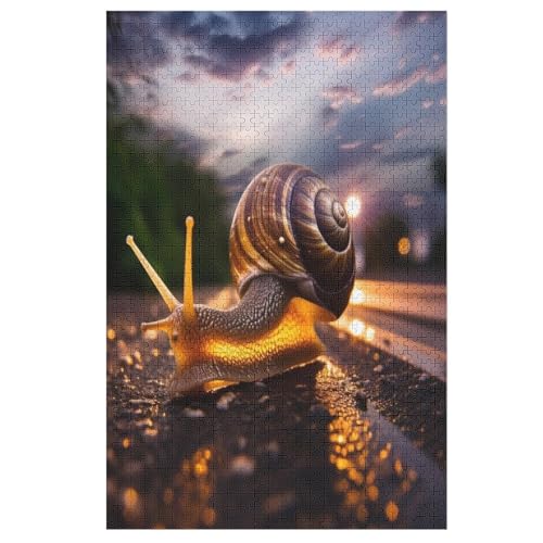 Puzzles Schnecken, 1000 Teile, Puzzle Aus Holz Für Erwachsene Und Kinder Ab 12 Jahren, Lernspielzeug 78×53cm Puzzles Schnecken, 1000 Teile, Puzzle Aus Holz Für Erwachsene Und Kinder Ab 12 Jahren, Lernspielzeug 78×53cm von LTTTT