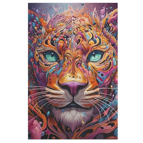 Puzzles Tiger, 1000 Teile, Puzzle Aus Holz Für Erwachsene Und Kinder Ab 12 Jahren, Lernspielzeug 78×53cm Puzzles Tiger, 1000 Teile, Puzzle Aus Holz Für Erwachsene Und Kinder Ab 12 Jahren, Lernspielzeug 78×53cm von LTTTT
