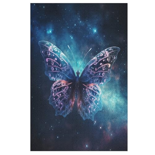 Schmetterling 1000 Teile Premium-Puzzles Für Erwachsene Kinder- Holzpuzzles Spaß Und Lernspiele - Perfekte Puzzle-Geschenke 78×53cm Schmetterling 1000 Teile Premium-Puzzles Für Erwachsene Kinder- Holzpuzzles Spaß Und Lernspiele - Perfekte Puzzle-Geschenke 78×53cm von LTTTT