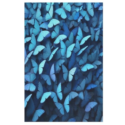 Schmetterling Holzpuzzle 1000 Teile, Knobelspiele Für Erwachsene, Teenager, Puzzles Unmögliche - Kinder Puzzle Zimmer Deko 78×53cm Schmetterling Holzpuzzle 1000 Teile, Knobelspiele Für Erwachsene, Teenager, Puzzles Unmögliche - Kinder Puzzle Zimmer Deko 78×53cm von LTTTT