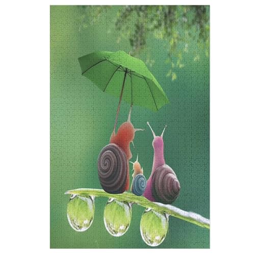 Schnecken 1000 Teile Puzzles Für Erwachsene, Impossible Puzzle, Geschicklichkeitsspiel Für Die Ganze Familie, Kinder Holzpuzzle 78×53cm Schnecken 1000 Teile Puzzles Für Erwachsene, Impossible Puzzle, Geschicklichkeitsspiel Für Die Ganze Familie, Kinder Holzpuzzle 78×53cm von LTTTT