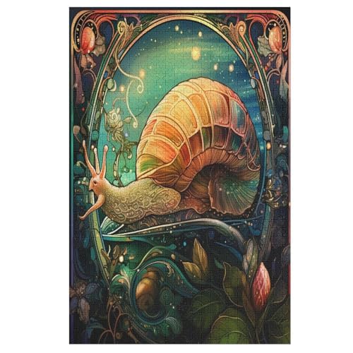 Schnecken Puzzle 1000 Teile, Holzpuzzle Herausforderndes Geschicklichkeitsspiel Für Die Ganze Familie, Kinder Erwachsenenpuzzle Ab 12 Jahren 78×53cm Schnecken Puzzle 1000 Teile, Holzpuzzle Herausforderndes Geschicklichkeitsspiel Für Die Ganze Familie, Kinder Erwachsenenpuzzle Ab 12 Jahren 78×53cm von LTTTT