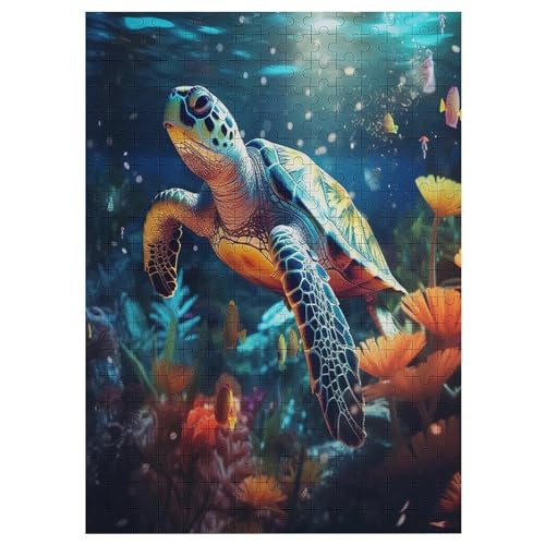 Sea Schildkrötes Puzzles 300 Teile Für Jugendliche Kreatives Holzpuzzlespielzeug Familienspiel Schwierigkeitsgrad Herausforderungspuzzles 42×30cm Sea Schildkrötes Puzzles 300 Teile Für Jugendliche Kreatives Holzpuzzlespielzeug Familienspiel Schwierigkeitsgrad Herausforderungspuzzles 42×30cm von LTTTT