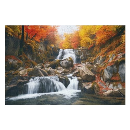 Seen Holzpuzzle 1000 Teile Klassische Puzzles Erwachsene Kinder Puzzle DIY Kit Holzspielzeug Einzigartiges Geschenk （75×50cm） von LTTTT