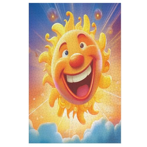 Sonne Puzzles 1000 Teile Erwachsener Kniffel Spaß Für Die Ganze Familie, Holzpuzzle Kinder Erwachsene, Impossible Puzzle Schwer 78×53cm Sonne Puzzles 1000 Teile Erwachsener Kniffel Spaß Für Die Ganze Familie, Holzpuzzle Kinder Erwachsene, Impossible Puzzle Schwer 78×53cm von LTTTT