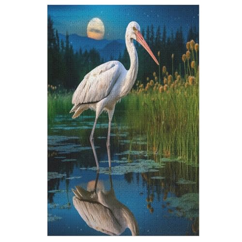Storch -Puzzle, 1000 Teile,Holzpuzzle Für Erwachsene Kinder, Lustiges Spielzeug, Denkspiel, Bildungsspiel, 78×53cm Storch -Puzzle, 1000 Teile,Holzpuzzle Für Erwachsene Kinder, Lustiges Spielzeug, Denkspiel, Bildungsspiel, 78×53cm von LTTTT