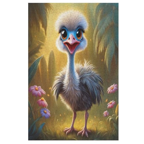 Strauß Holzpuzzle 1000 Teile, Knobelspiele Für Erwachsene, Teenager, Puzzles Unmögliche - Kinder Puzzle Zimmer Deko 78×53cm Strauß Holzpuzzle 1000 Teile, Knobelspiele Für Erwachsene, Teenager, Puzzles Unmögliche - Kinder Puzzle Zimmer Deko 78×53cm von LTTTT