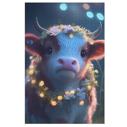 The Kuh Puzzles 1000 Teile Erwachsener Kniffel Spaß Für Die Ganze Familie, Holzpuzzle Kinder Erwachsene, Impossible Puzzle Schwer 78×53cm The Kuh Puzzles 1000 Teile Erwachsener Kniffel Spaß Für Die Ganze Familie, Holzpuzzle Kinder Erwachsene, Impossible Puzzle Schwer 78×53cm von LTTTT