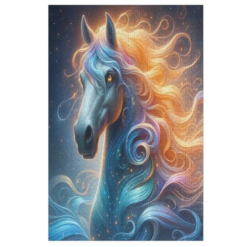 Tier Horse Holzpuzzle - 1000 Teiliges Jigsaw Knobelspiel - Puzzle Für Erwachsene & Kinder - Outdoor & Reisespielzeug 78×53cm Tier Horse Holzpuzzle - 1000 Teiliges Jigsaw Knobelspiel - Puzzle Für Erwachsene & Kinder - Outdoor & Reisespielzeug 78×53cm von LTTTT