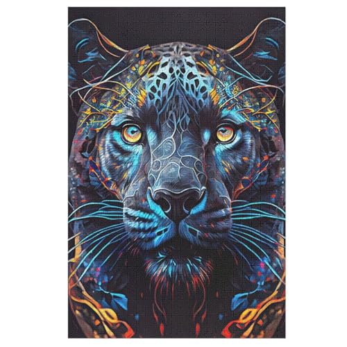 Tiger Holzpuzzle 1000 Teile Klassische Puzzles Erwachsene Kinder Puzzle DIY Kit Holzspielzeug Einzigartiges Geschenk 78×53cm Tiger Holzpuzzle 1000 Teile Klassische Puzzles Erwachsene Kinder Puzzle DIY Kit Holzspielzeug Einzigartiges Geschenk 78×53cm von LTTTT