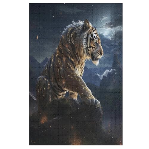 Tiger -Puzzle, 1000 Teile,Holzpuzzle Für Erwachsene Kinder, Lustiges Spielzeug, Denkspiel, Bildungsspiel, 78×53cm Tiger -Puzzle, 1000 Teile,Holzpuzzle Für Erwachsene Kinder, Lustiges Spielzeug, Denkspiel, Bildungsspiel, 78×53cm von LTTTT