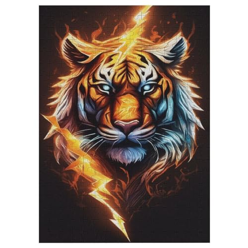 Tiger-Puzzle Für Erwachsene, 300 Teile, Holzpuzzle, Kinderpuzzle, Dekompressionsspiel, Spielzeugpuzzle 42×30cm Tiger-Puzzle Für Erwachsene, 300 Teile, Holzpuzzle, Kinderpuzzle, Dekompressionsspiel, Spielzeugpuzzle 42×30cm von LTTTT