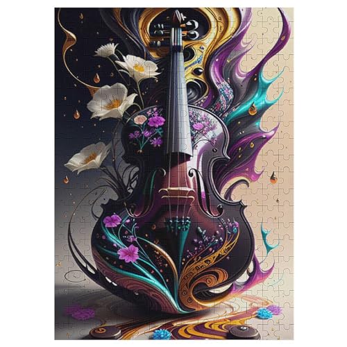 Violine 300 Teile Holzpuzzle,einzigartiges Puzzle, Geschenk Für Erwachsene,Familienspiel,Herausforderungsaktivität,42×30cm Violine 300 Teile Holzpuzzle,einzigartiges Puzzle, Geschenk Für Erwachsene,Familienspiel,Herausforderungsaktivität,42×30cm von LTTTT