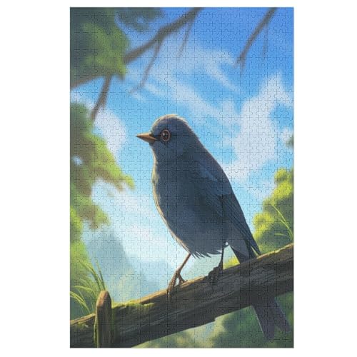 Vogel 1000 Teile Puzzles Für Erwachsene,Holzpuzzle - Verringerter Druck Schwieriges Unmögliche Puzzle Für 12+ Kinder 78×53cm von LTTTT