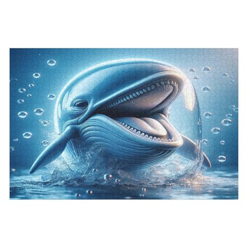Wal Holzpuzzle - 1000 Teiliges Jigsaw Knobelspiel - Puzzle Für Erwachsene & Kinder - Outdoor & Reisespielzeug （75×50cm） von LTTTT