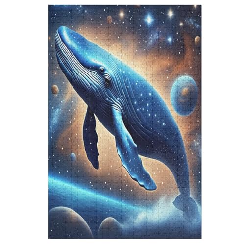 Wal Puzzle 1000 Teile, Holzpuzzle Herausforderndes Geschicklichkeitsspiel Für Die Ganze Familie, Kinder Erwachsenenpuzzle Ab 12 Jahren 78×53cm Wal Puzzle 1000 Teile, Holzpuzzle Herausforderndes Geschicklichkeitsspiel Für Die Ganze Familie, Kinder Erwachsenenpuzzle Ab 12 Jahren 78×53cm von LTTTT