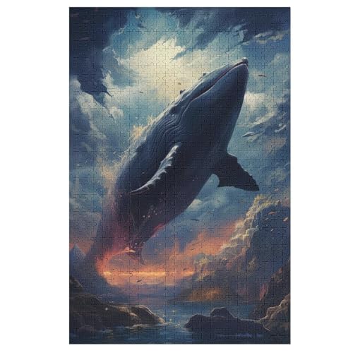 Wal Puzzles 1000 Teile Erwachsener Kniffel Spaß Für Die Ganze Familie, Holzpuzzle Kinder Erwachsene, Impossible Puzzle Schwer 78×53cm Wal Puzzles 1000 Teile Erwachsener Kniffel Spaß Für Die Ganze Familie, Holzpuzzle Kinder Erwachsene, Impossible Puzzle Schwer 78×53cm von LTTTT