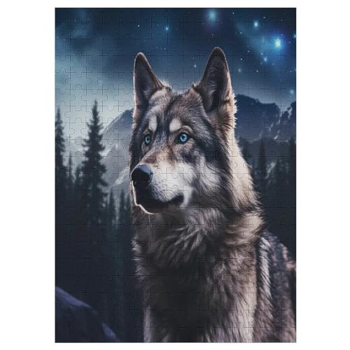 Wolf Puzzle, Puzzles Für Erwachsene Kinder, 300 Teile Holzpuzzle, Für Jugendliche & Erwachsene Herausforderungsspielzeug 42×30cm Wolf Puzzle, Puzzles Für Erwachsene Kinder, 300 Teile Holzpuzzle, Für Jugendliche & Erwachsene Herausforderungsspielzeug 42×30cm von LTTTT