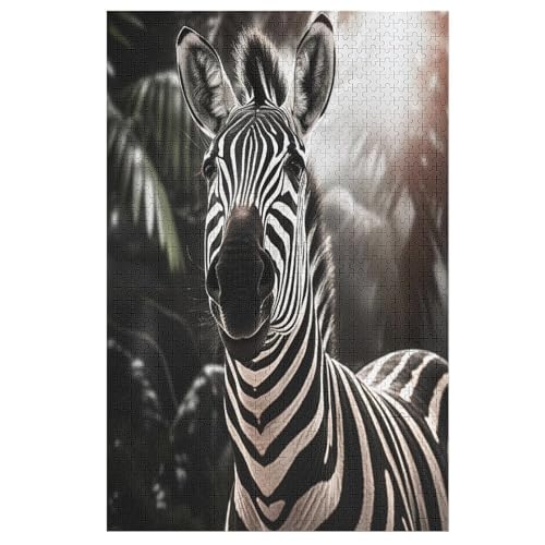 Zebra Holzpuzzle Für Erwachsene Teenager Stress Abbauen Familien-Puzzlespiel Poster 1000-teiliges Puzzle Kinder Lernspiel 78×53cm Zebra Holzpuzzle Für Erwachsene Teenager Stress Abbauen Familien-Puzzlespiel Poster 1000-teiliges Puzzle Kinder Lernspiel 78×53cm von LTTTT