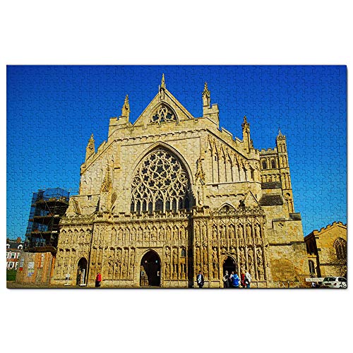 UK England Exeter Cathedral Puzzle 1000 Teile Spielkunstwerk Reisesouvenir aus Holz 50x70CM von LUAJZF